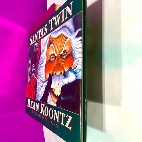 SANTA’S TWIN VTG 1996 HARDCOVER w/DUST JACKET CHRISTMAS BOOK VTG 1996 DE… - Picture 9 of 14